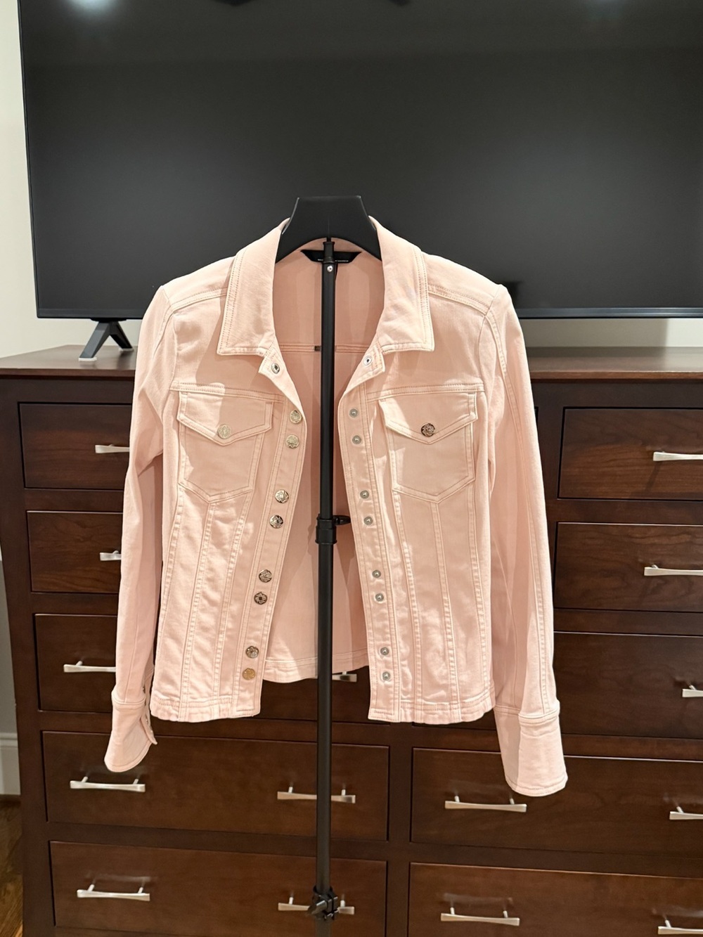 White House Black Market Jean Jacket Size XS